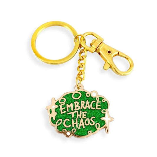 Jubly Umph Embrace the Chaos Keychain