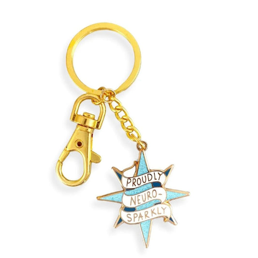 Jubly Umph Proudly Neurosparkly Keychain