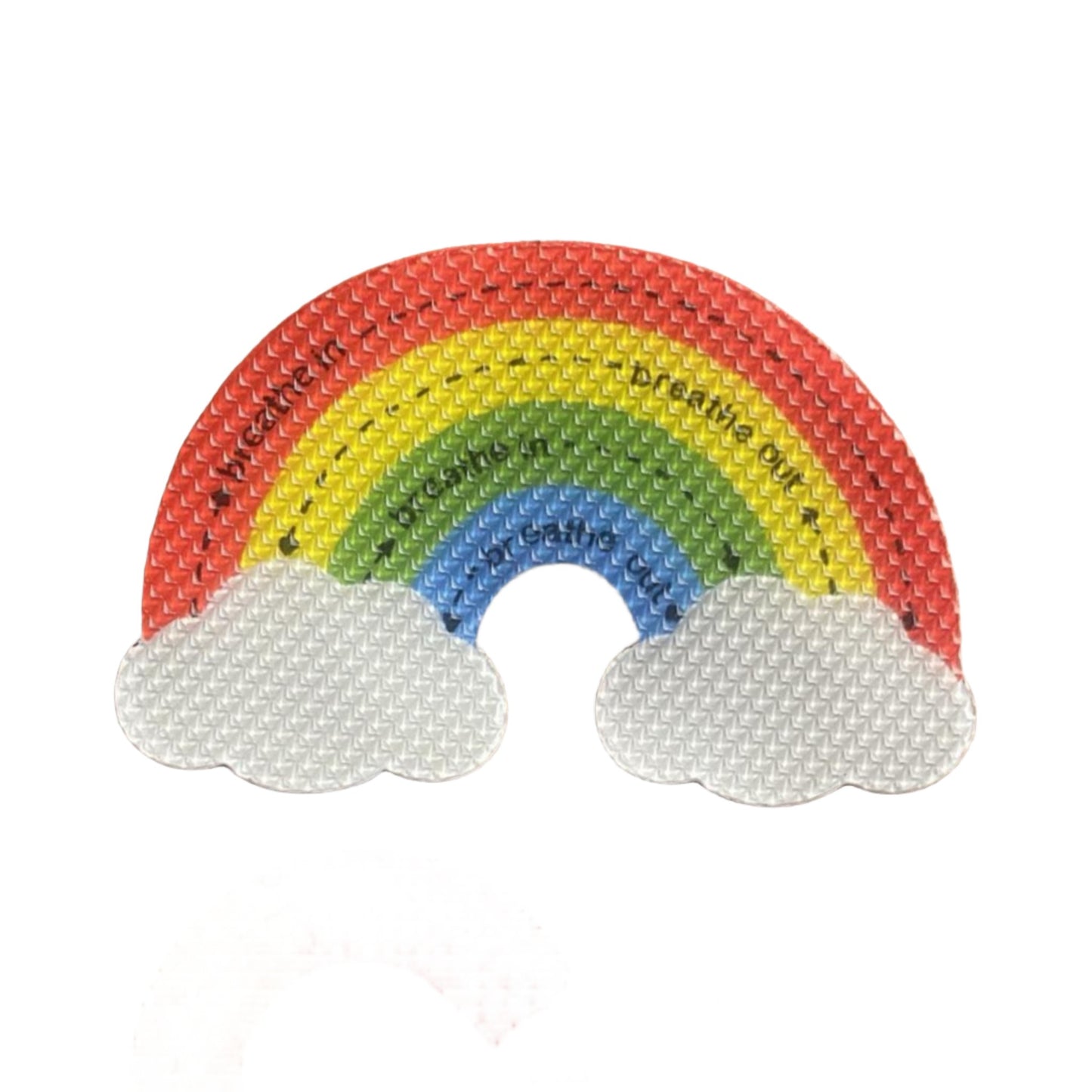 Rainbow Sensory Stickers in Rainbow shape