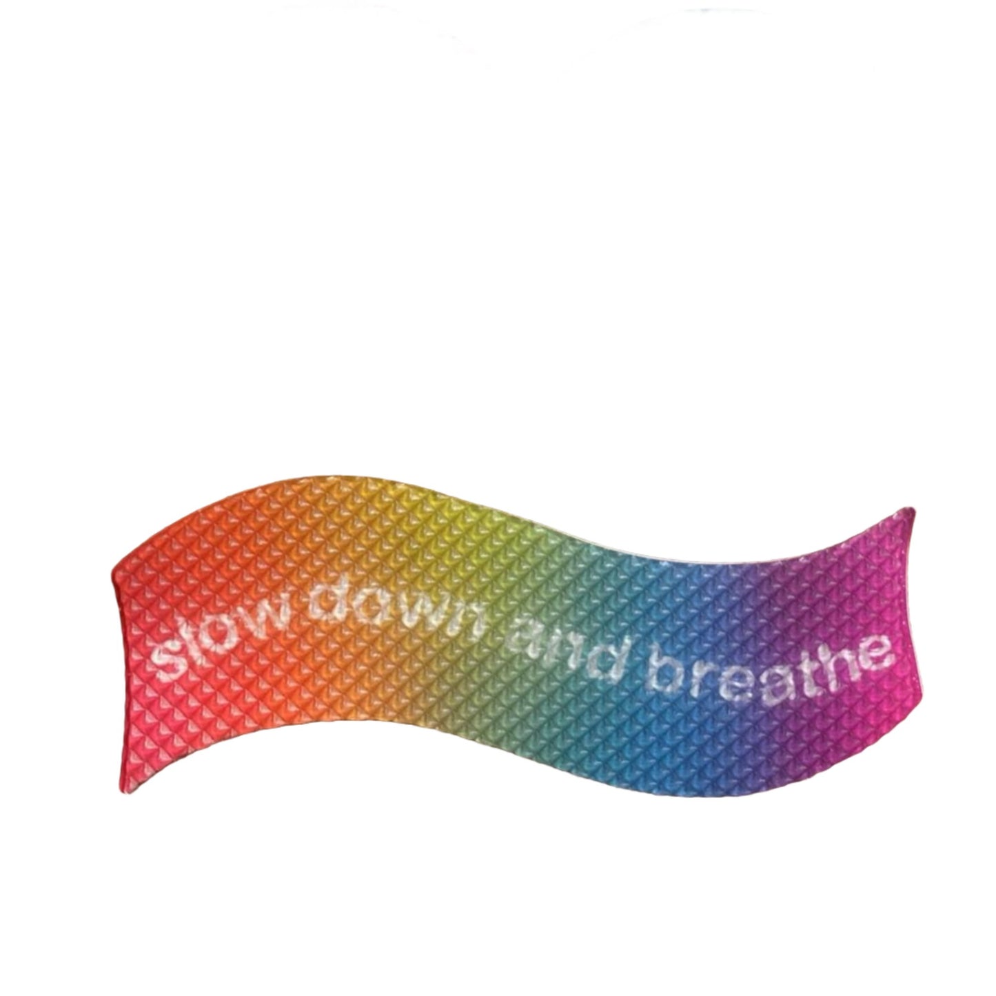 Rainbow Sensory Stickers in Wave shape