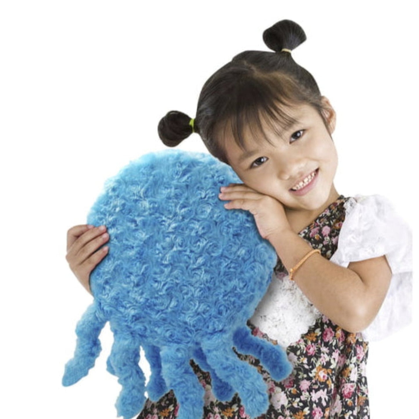 Child using the Senseez Vibrating Cushion, Touchables in the Jelly Plush design