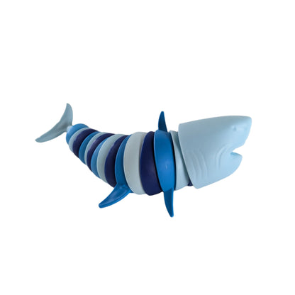 Side view of a Sensory Shark Fidget Toy