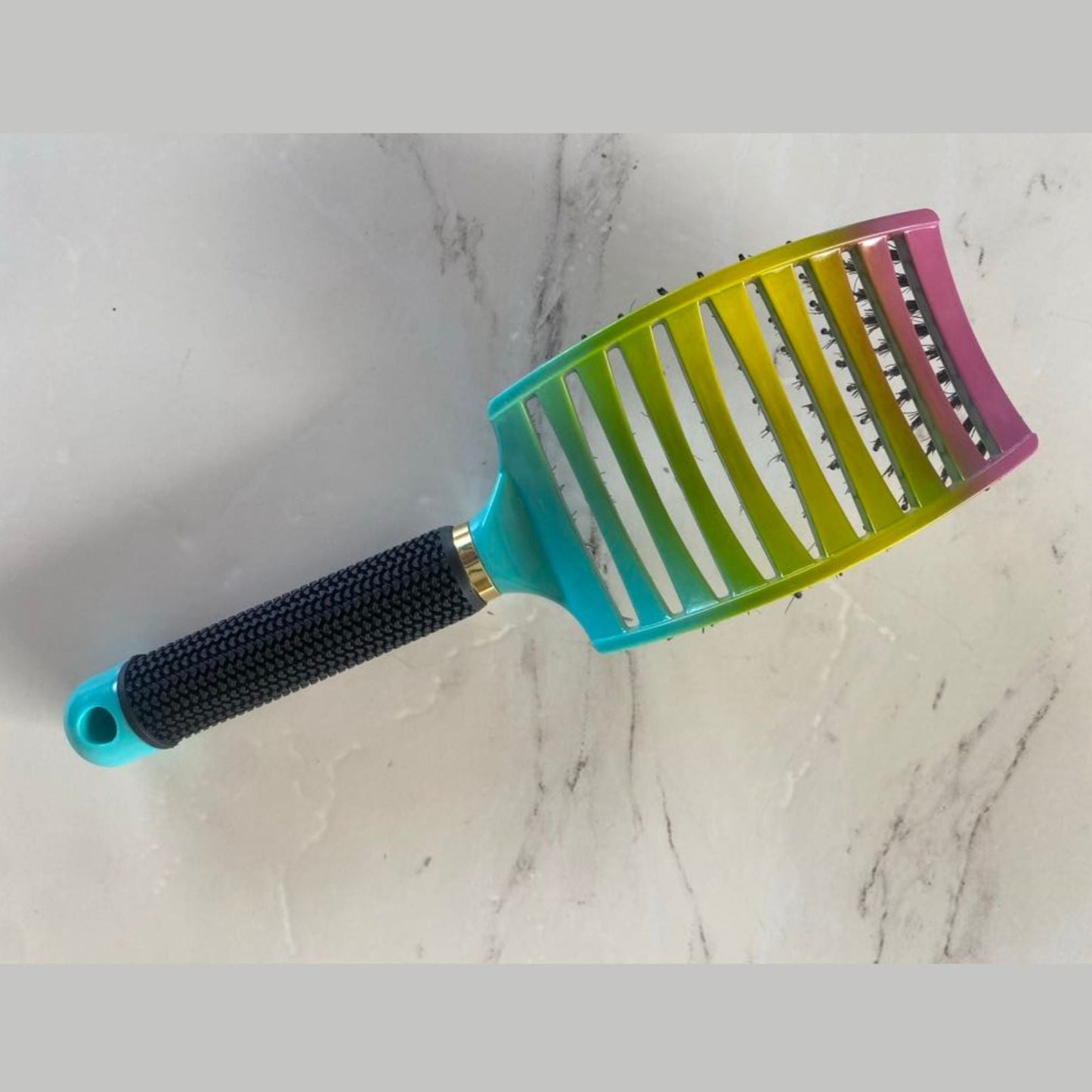 Sensory Smoother Hairbrush in Rainbow colours