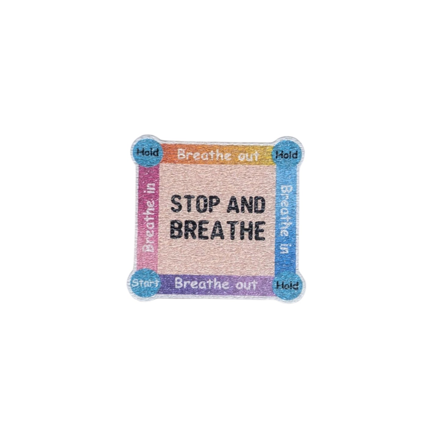 Sensory Stickers 3-pack - Calming Square design