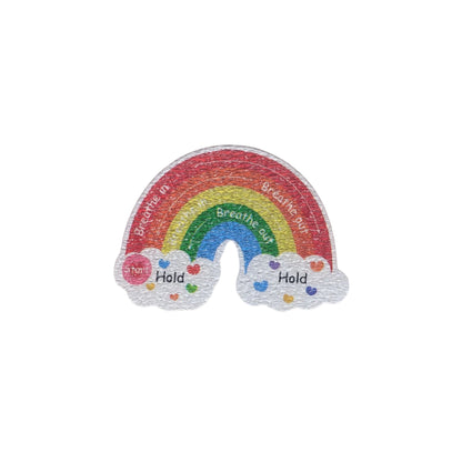 Sensory Stickers 5-pack - Rainbow design