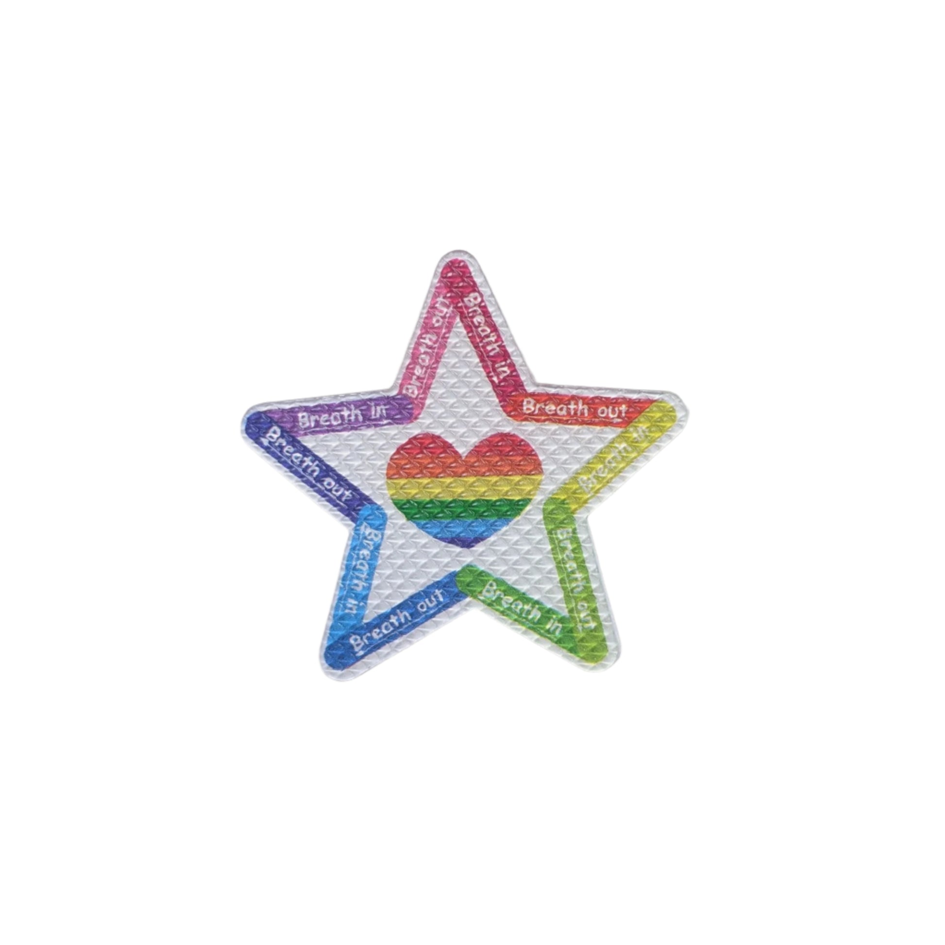 Sensory Stickers 5-pack - Star design