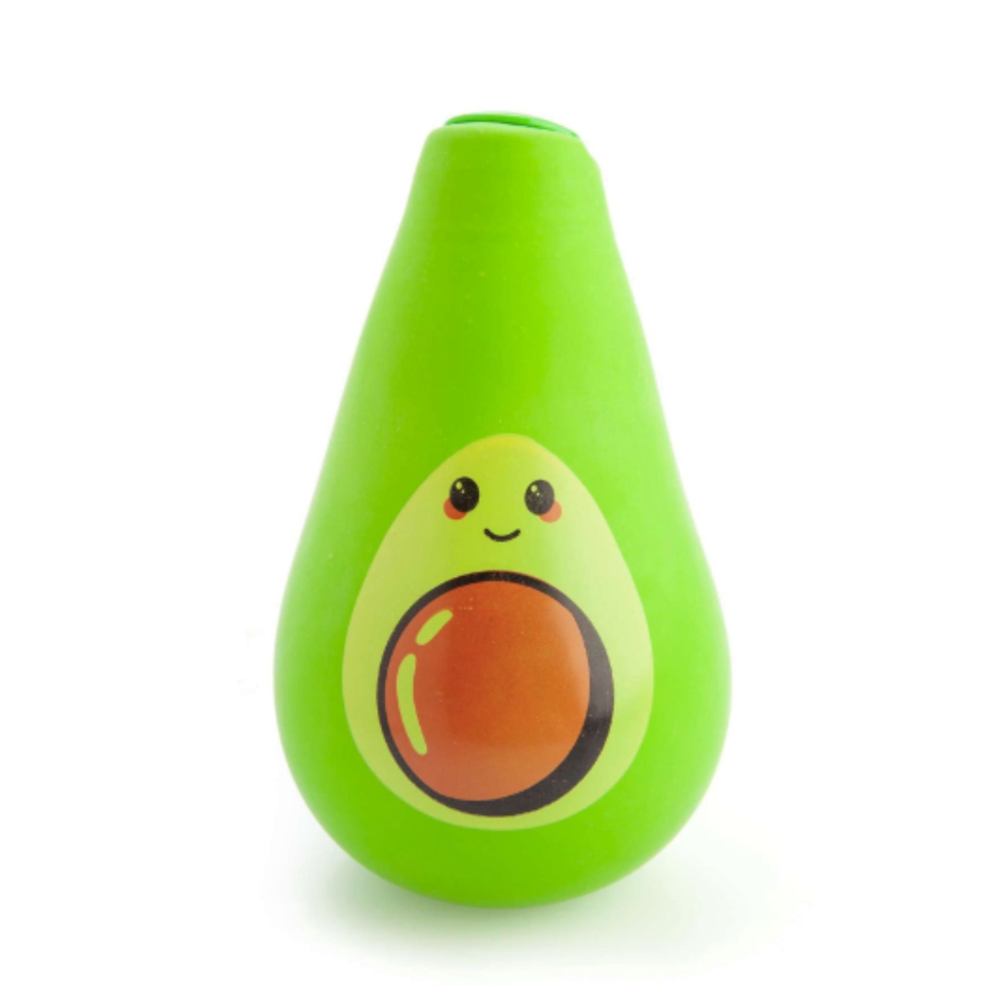 "Stress Avocado" green stress relief toy 